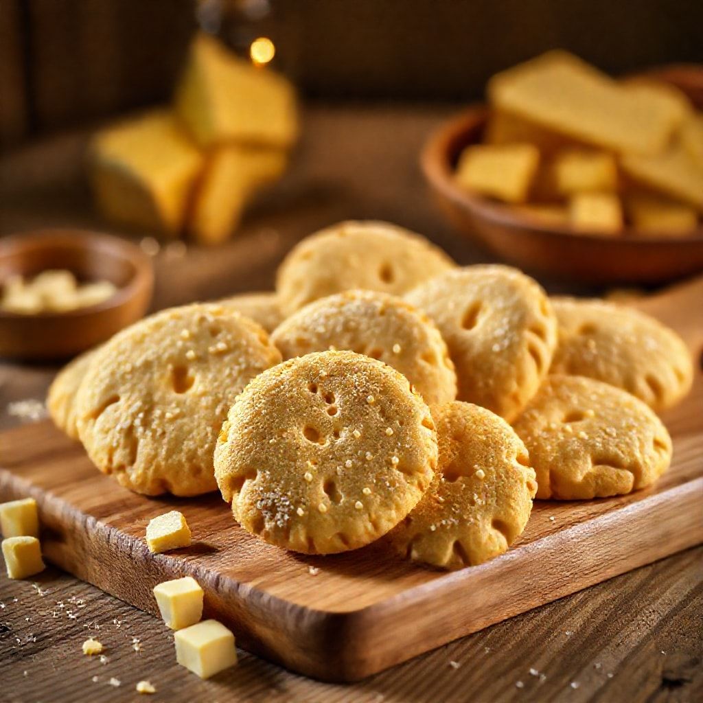 Sachets de biscuits sablés emmental