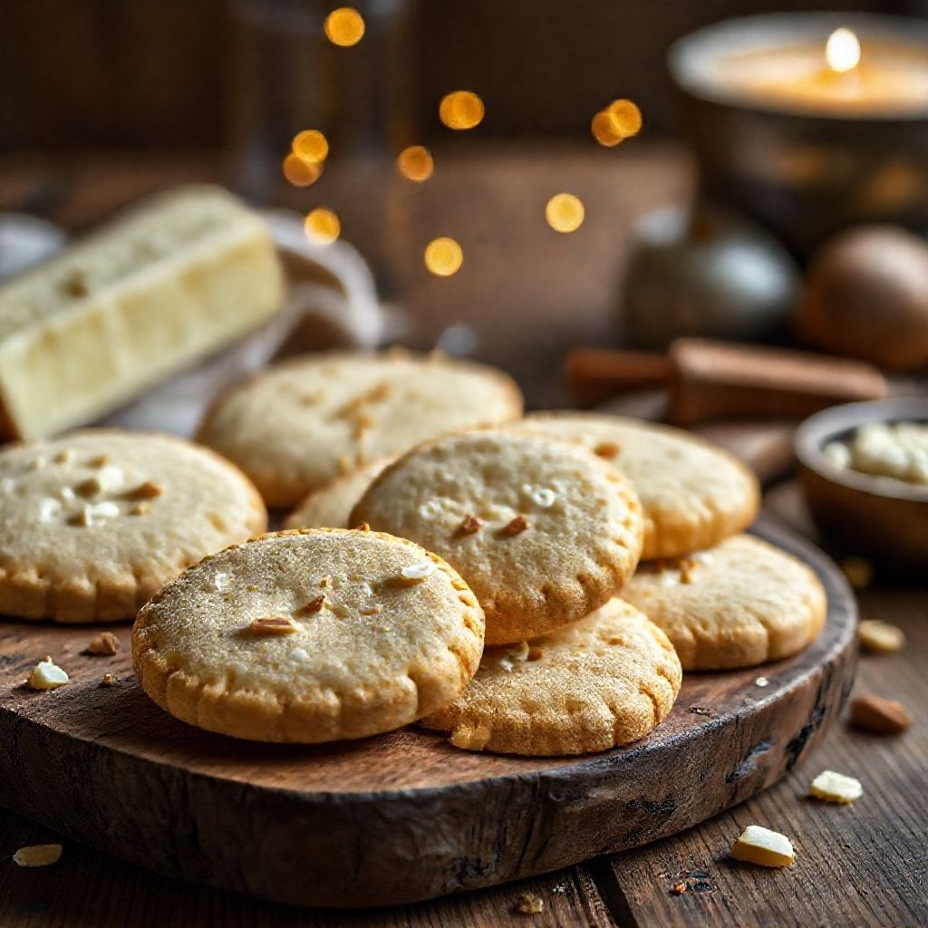 Sachets de biscuits sablés roquefort et noix