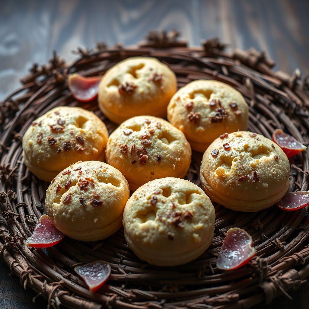 Sachets de biscuits sablés jambon de pays