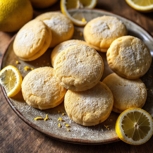 Sachets de biscuits sablés citron