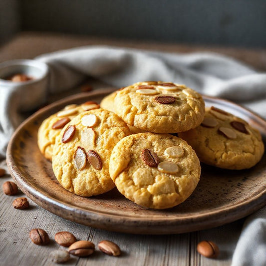 Sachets de biscuits sablés miel et amandes