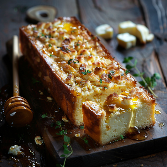 Cake chèvre miel