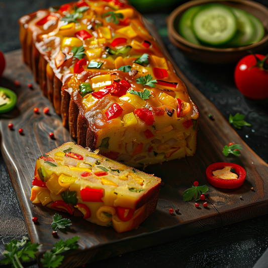 Cake aux poivrons