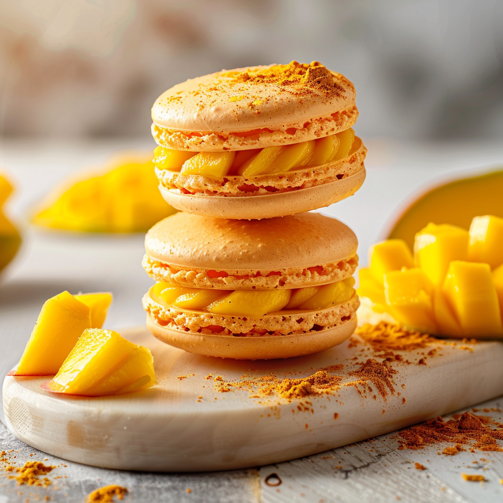 Macaron mangue curry