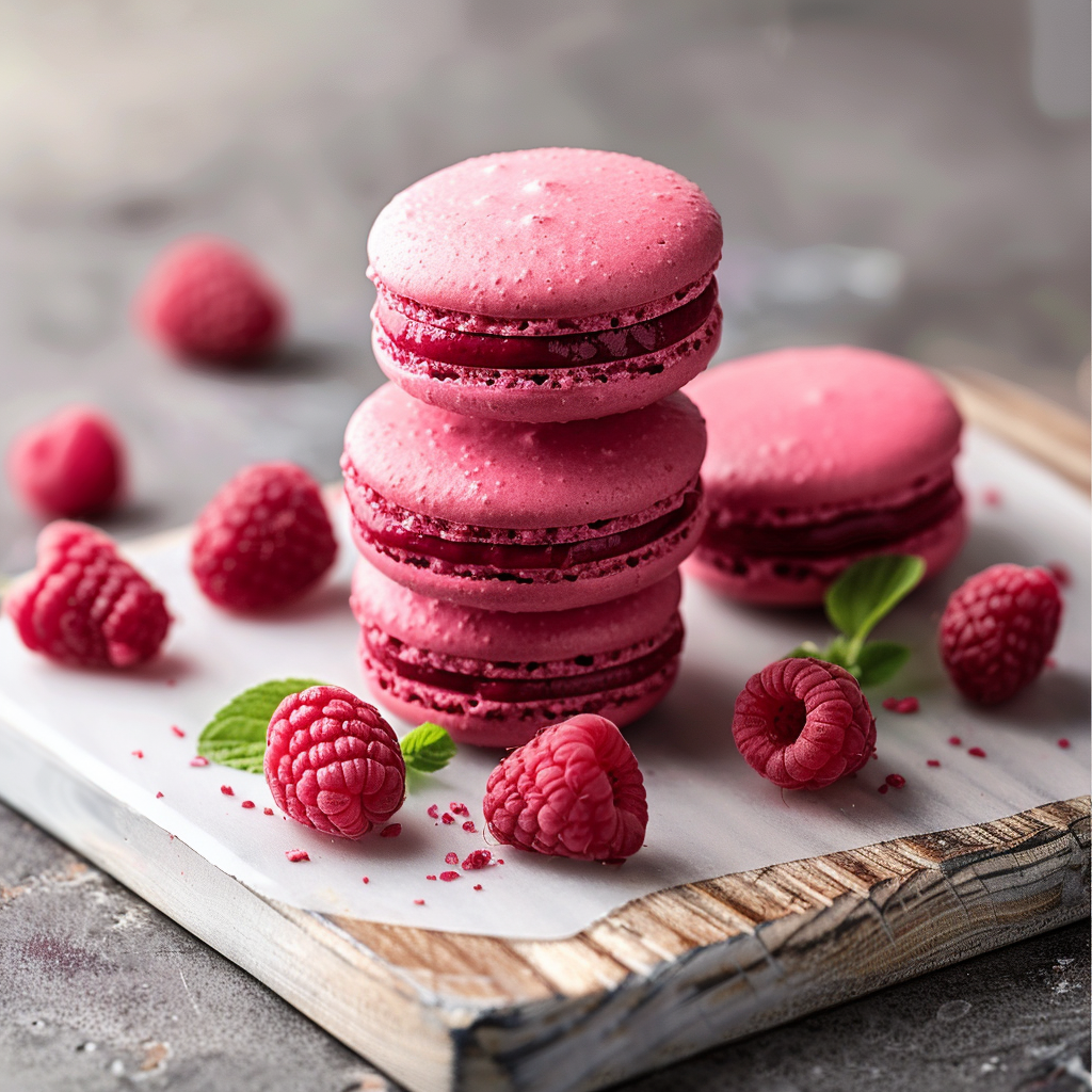 Macaron framboise