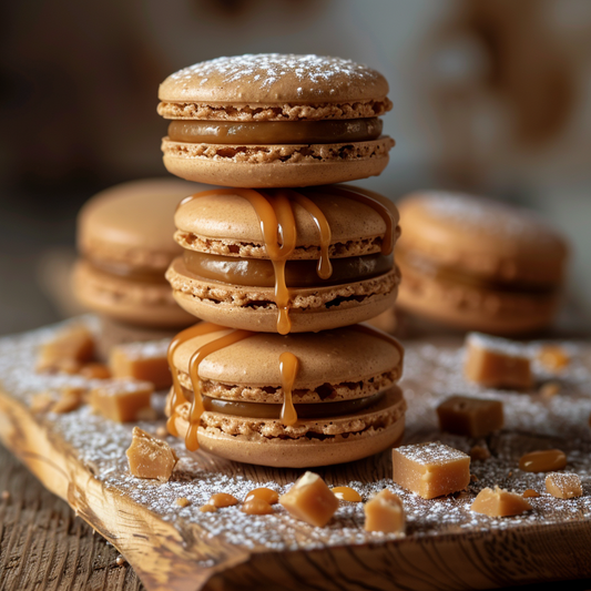 Macarons caramel beurre salée