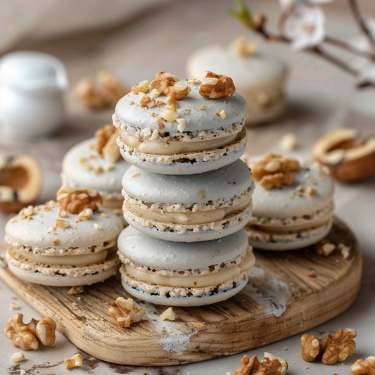 Macaron roquefort et noix